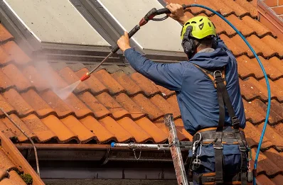 Démoussage et hydrofuge de toiture à Flamengrie